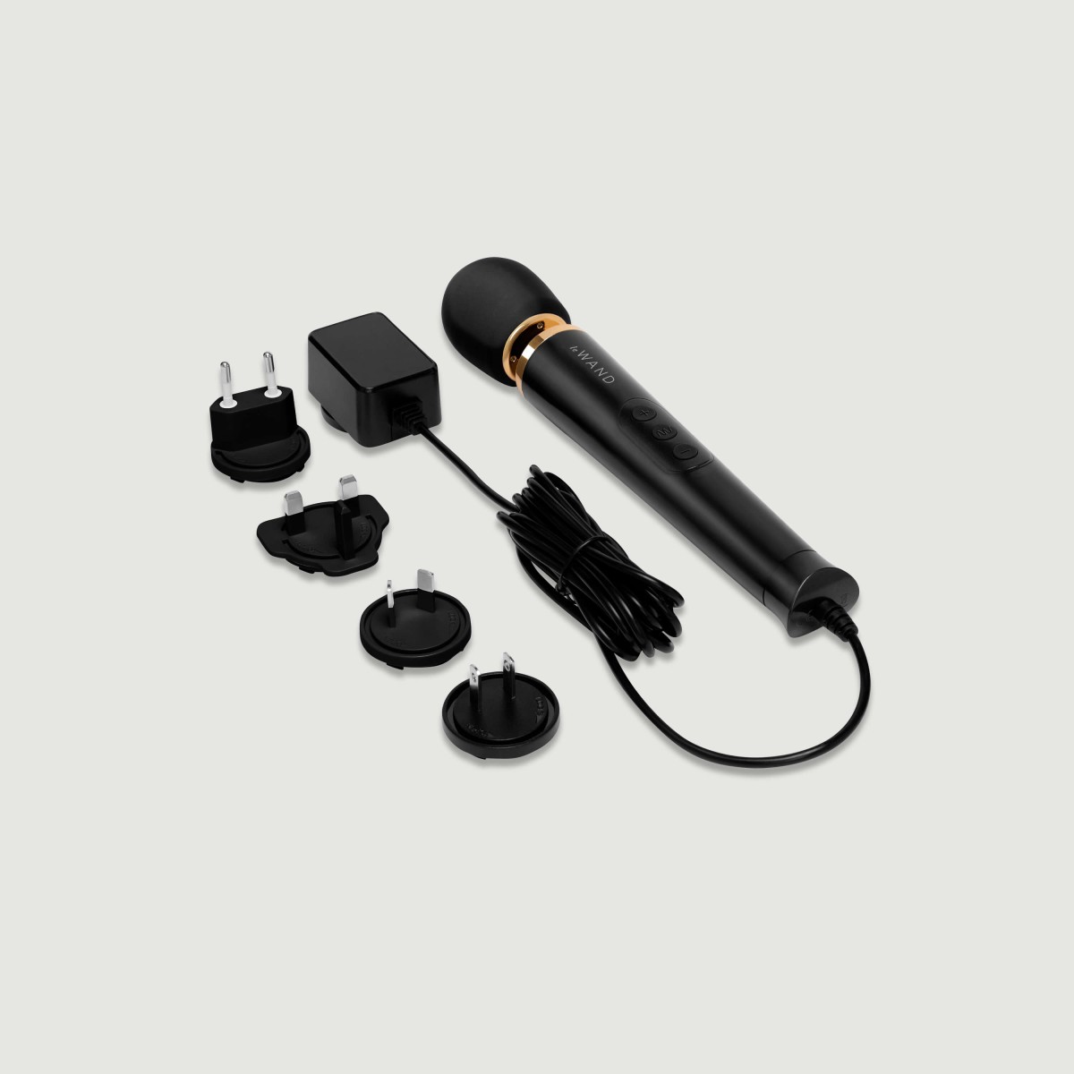Le Wand Powerful Petite Plug In Premium Wand Massager - Black by Sexopolis