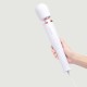Le Wand Premium Vibrating Plugin Wand Massager - White by Sexopolis