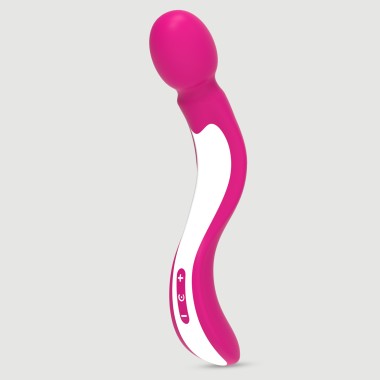 Sonia Premium Wand Massage & Curved Vibrator 2 in 1 Stimulation - Pink