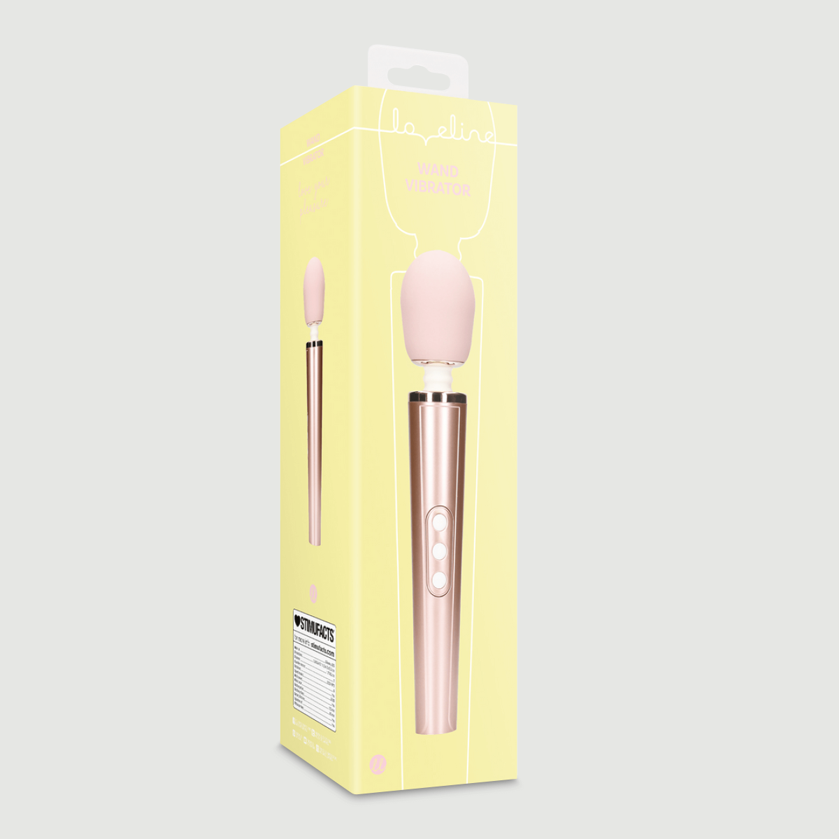 Συσκευή Μασάζ Loveline Powerful Silicone Head Massage Wand Vibrator - Ροζ by Sexopolis