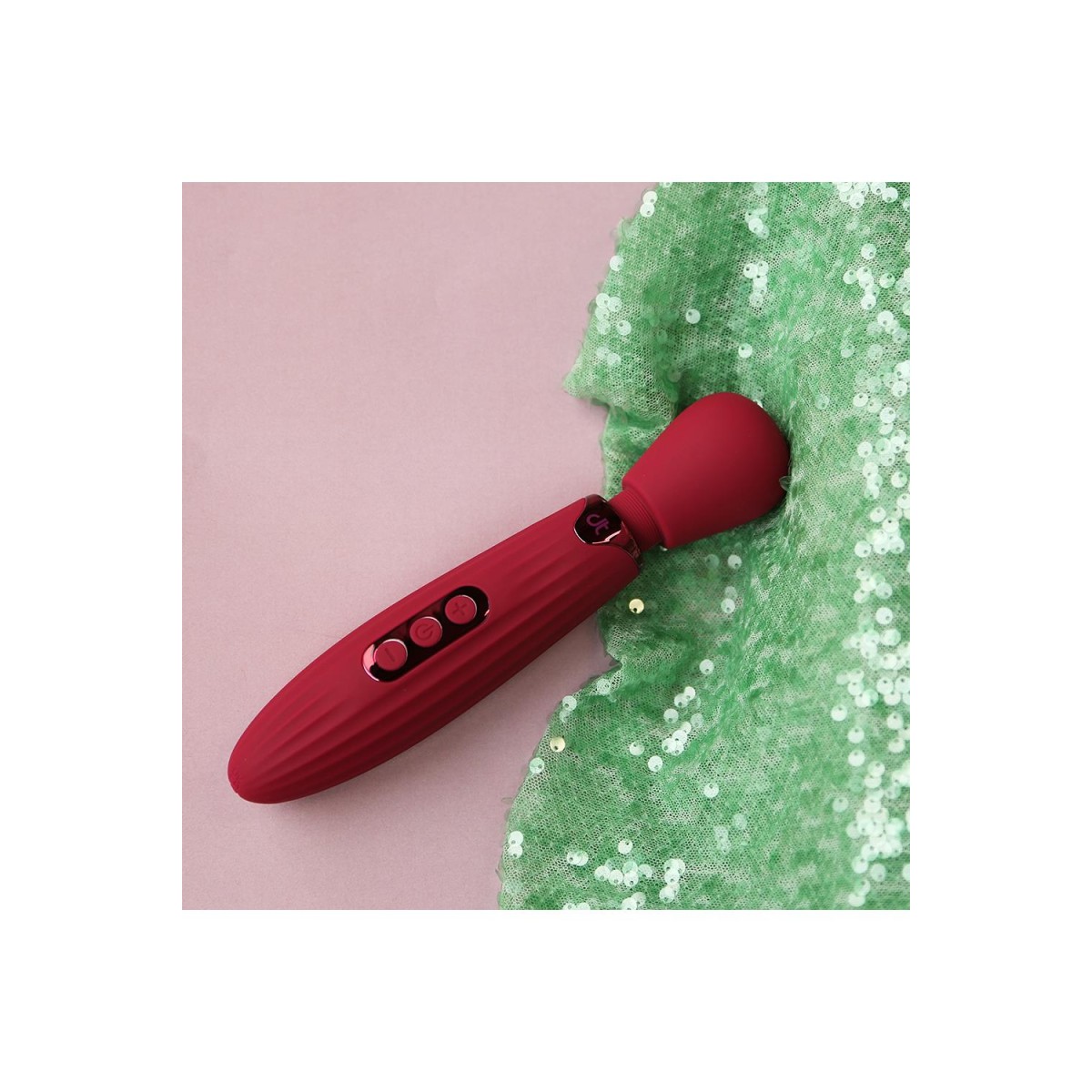 Glam Wand Silicone Vibrator - Purple by Sexopolis