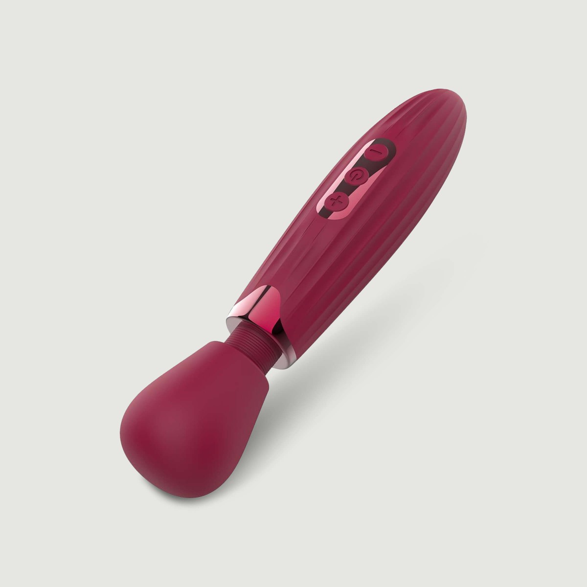 Glam Wand Silicone Vibrator - Purple by Sexopolis