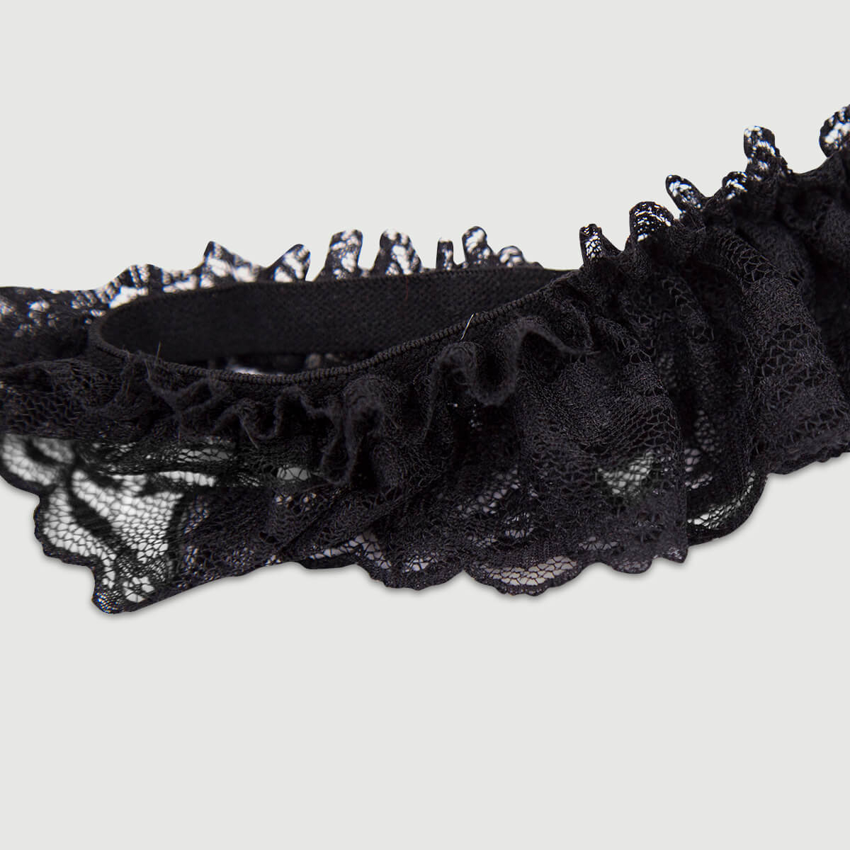 Κιλοτάκι Τύπου String Με Πέρλες & Δαντέλα Pearl & Lace String Panty - Μαύρο by Sexopolis