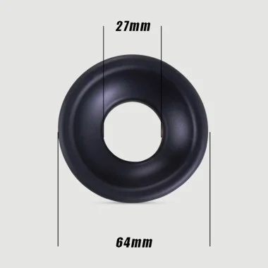 Sexopolis Male Silicone Large Attachment Cup For Penis Pumps - Black