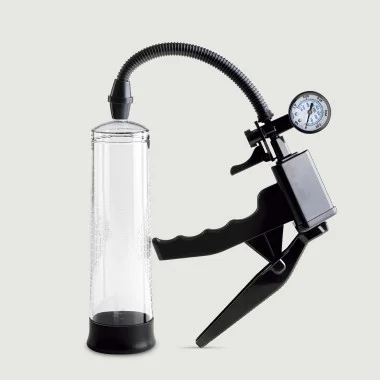 Pump It Up Penis Pump with Manometer - Transparent