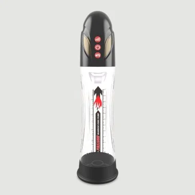 Pump My Dick LCD Waterproof Hydro Penis Massage Pump - Transparent