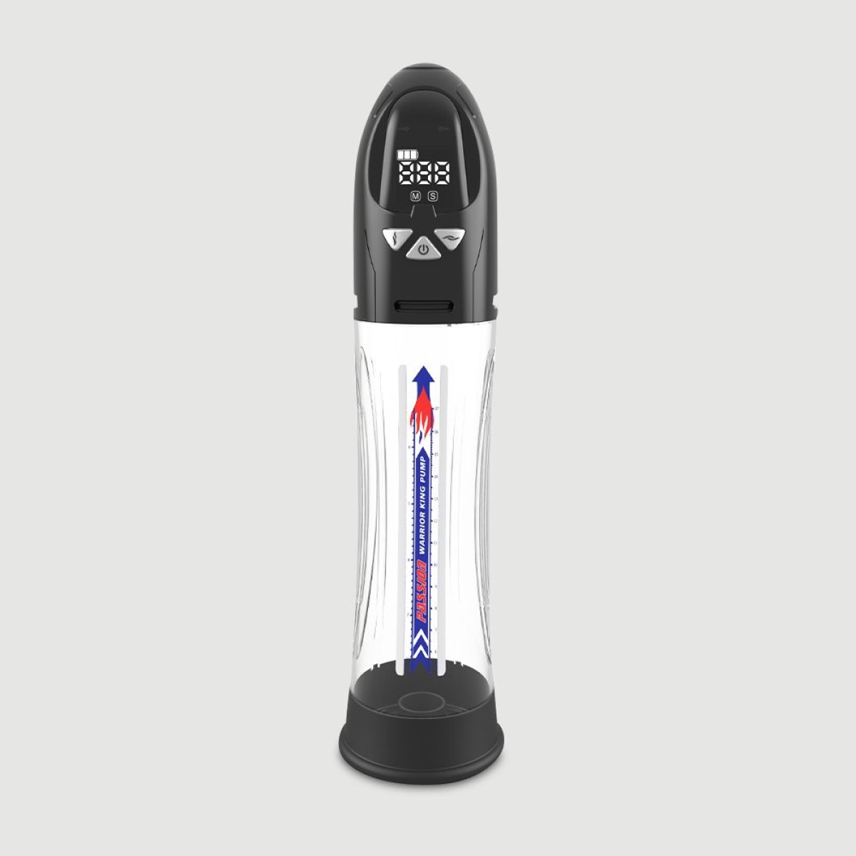 Pump My Dick LCD Waterproof Hydro Penis Pump - Transparent by Sexopolis