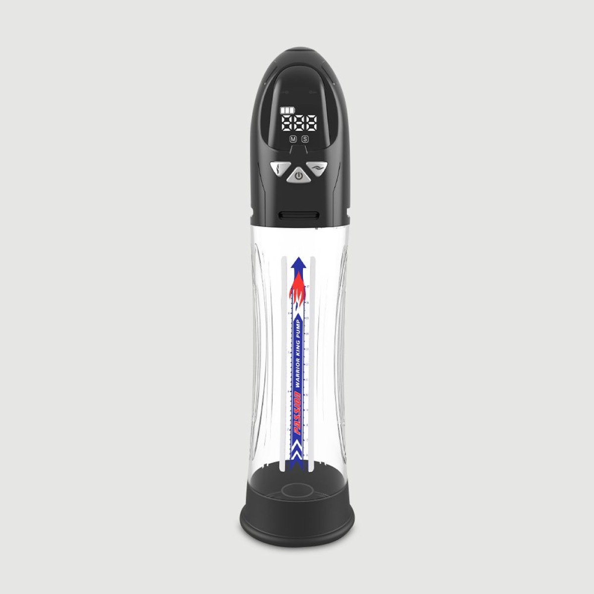 Pump My Dick LCD Waterproof Hydro Penis Pump - Transparent by Sexopolis