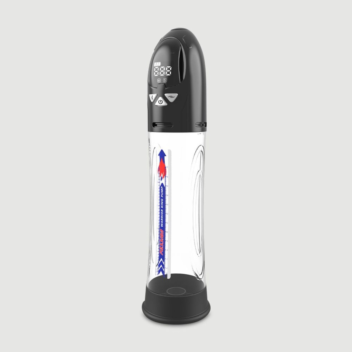 Pump My Dick LCD Waterproof Hydro Penis Pump - Transparent by Sexopolis