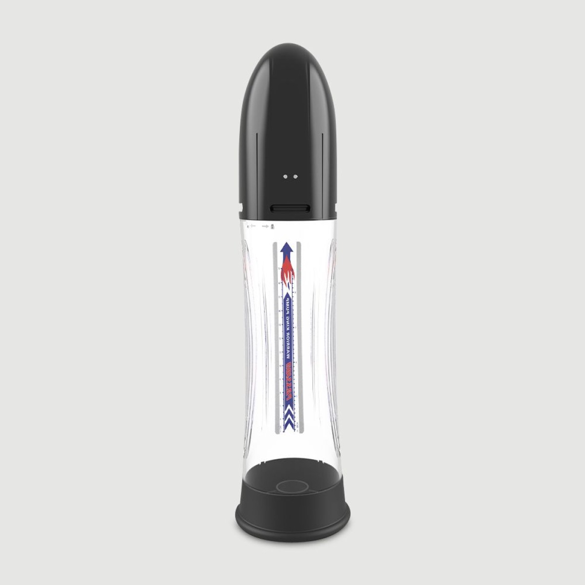 Pump My Dick LCD Waterproof Hydro Penis Pump - Transparent by Sexopolis