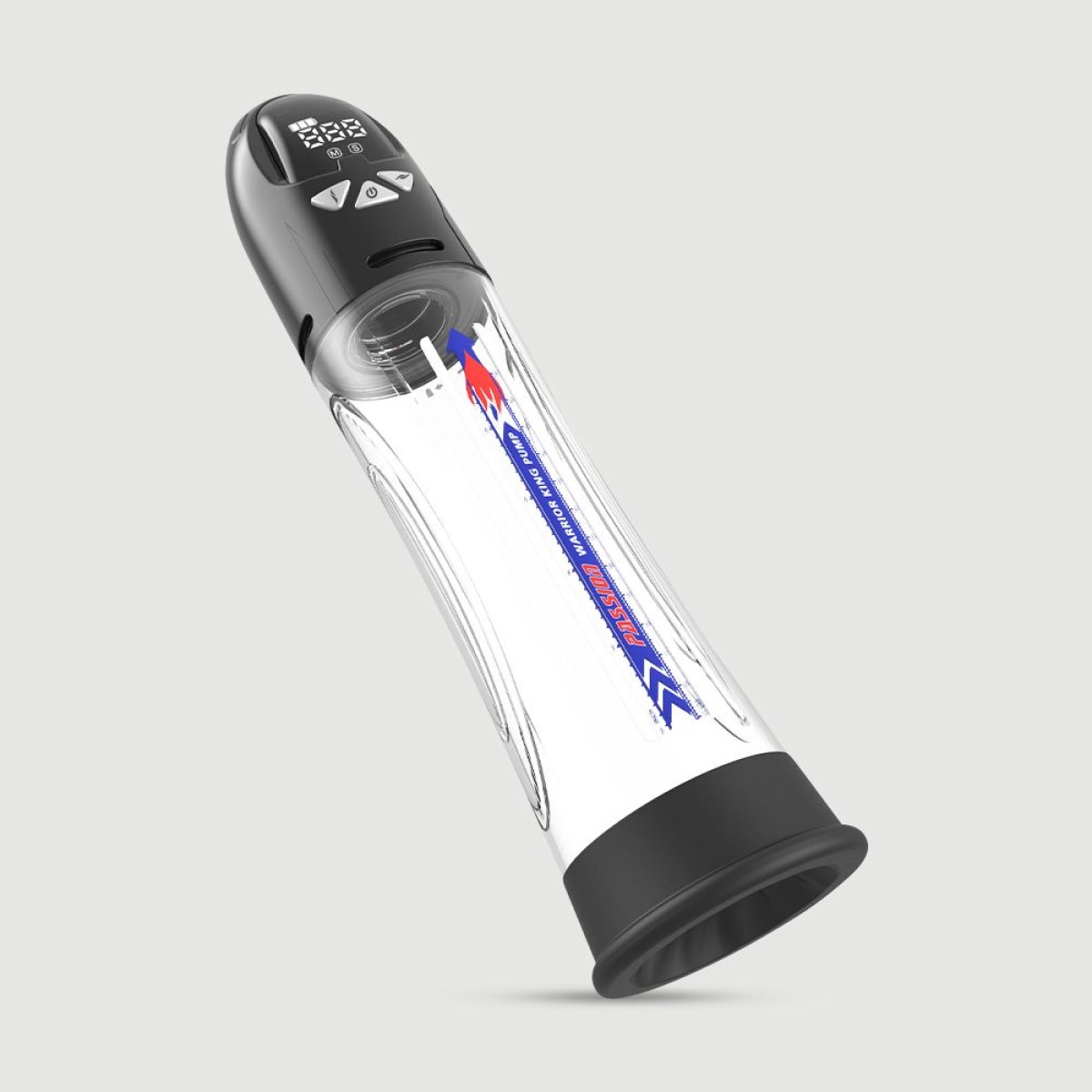 Pump My Dick LCD Waterproof Hydro Penis Pump - Transparent by Sexopolis