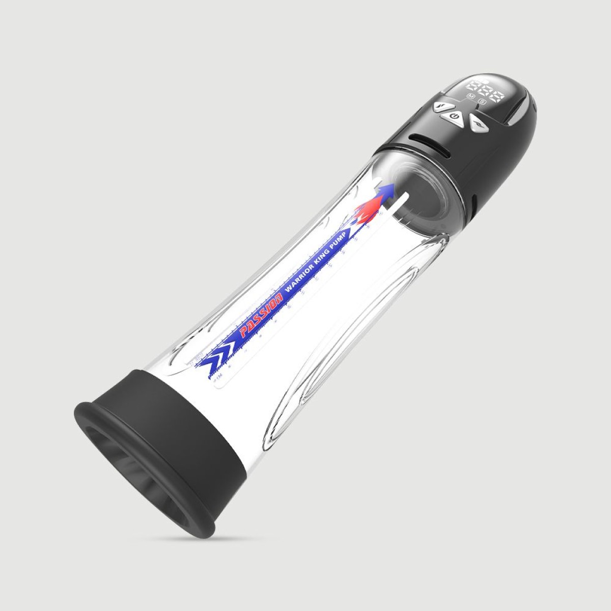 Pump My Dick LCD Waterproof Hydro Penis Pump - Transparent by Sexopolis